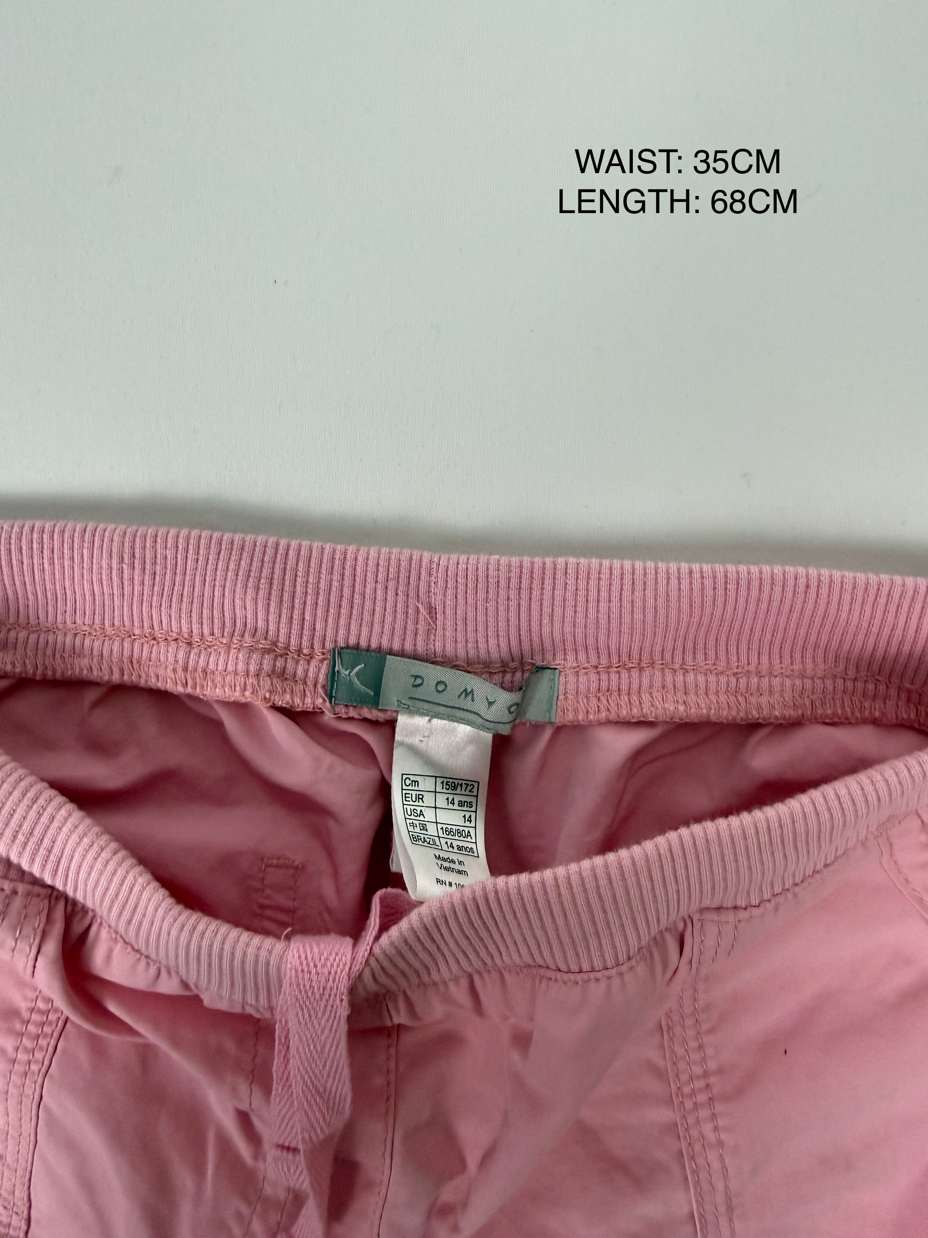 Pink activewear capri pants (XS)