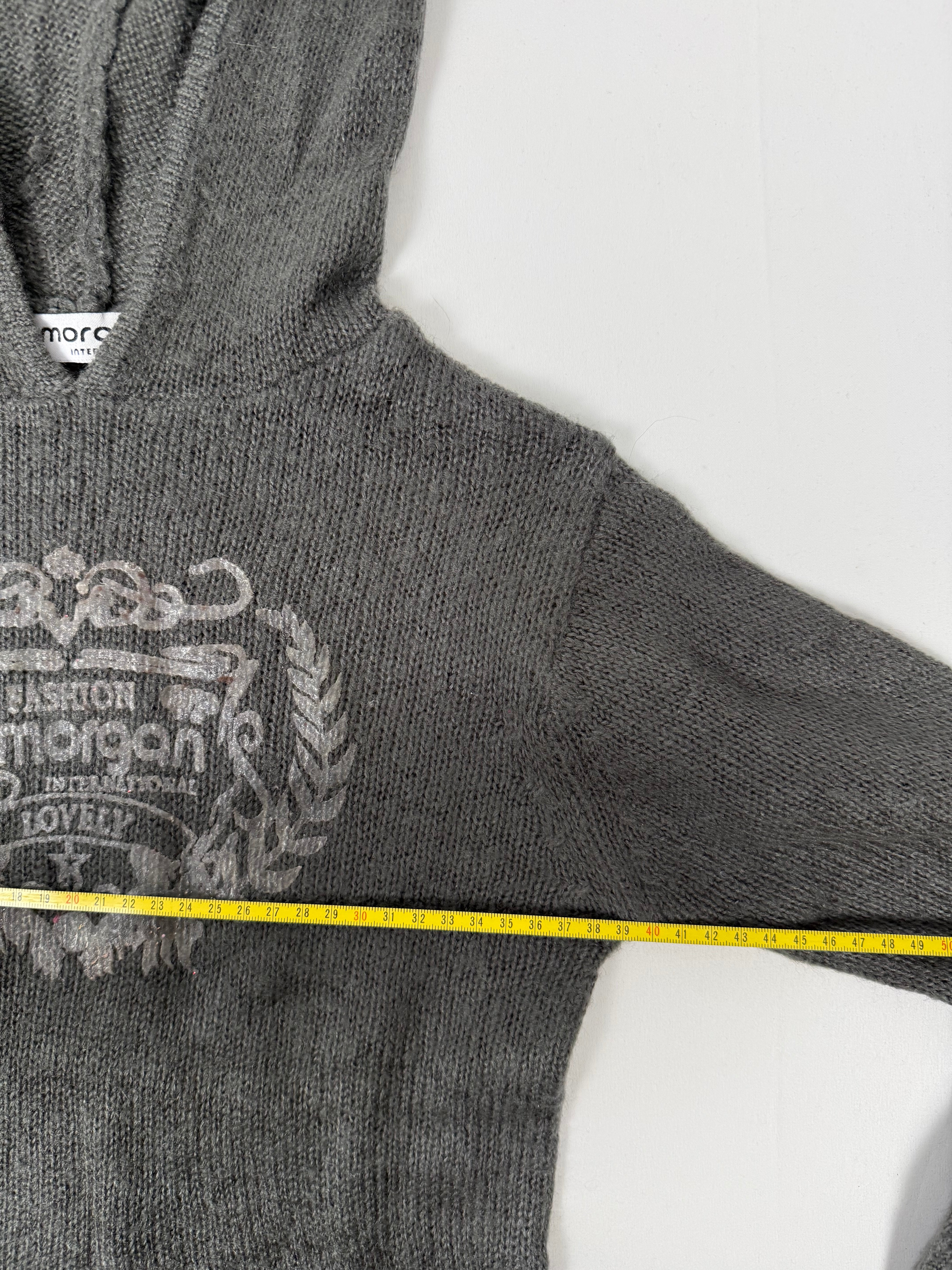 Grey hooded super soft jumper (S)