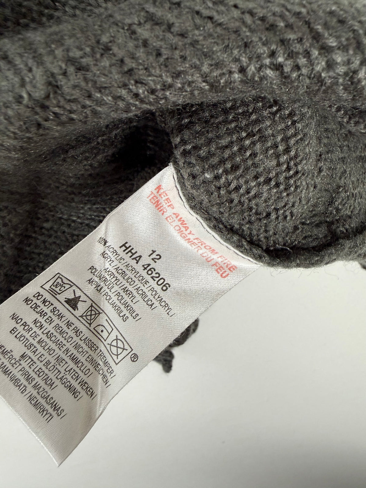 Grey hooded super soft jumper (S)