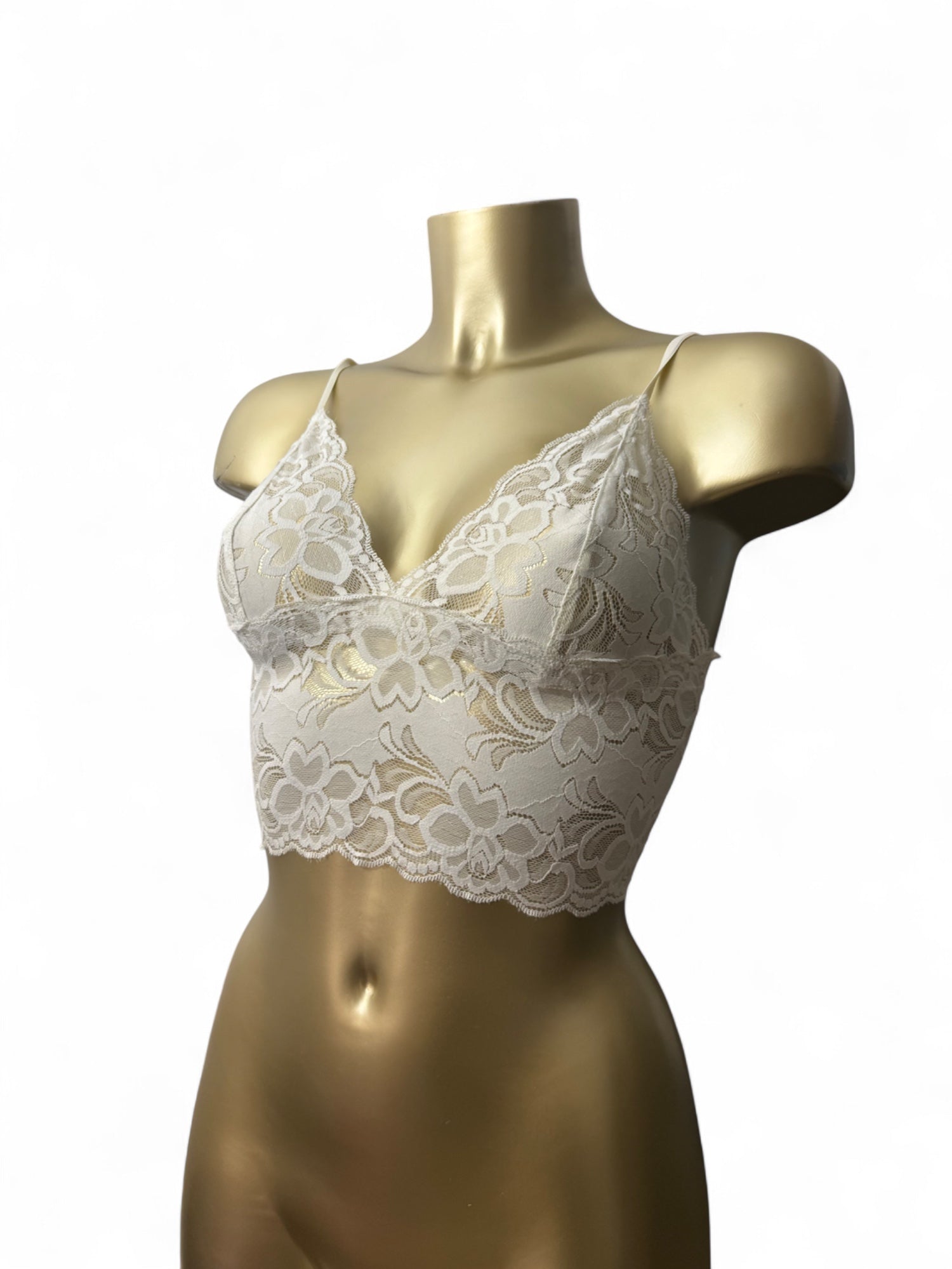 White lace bralette top (S)