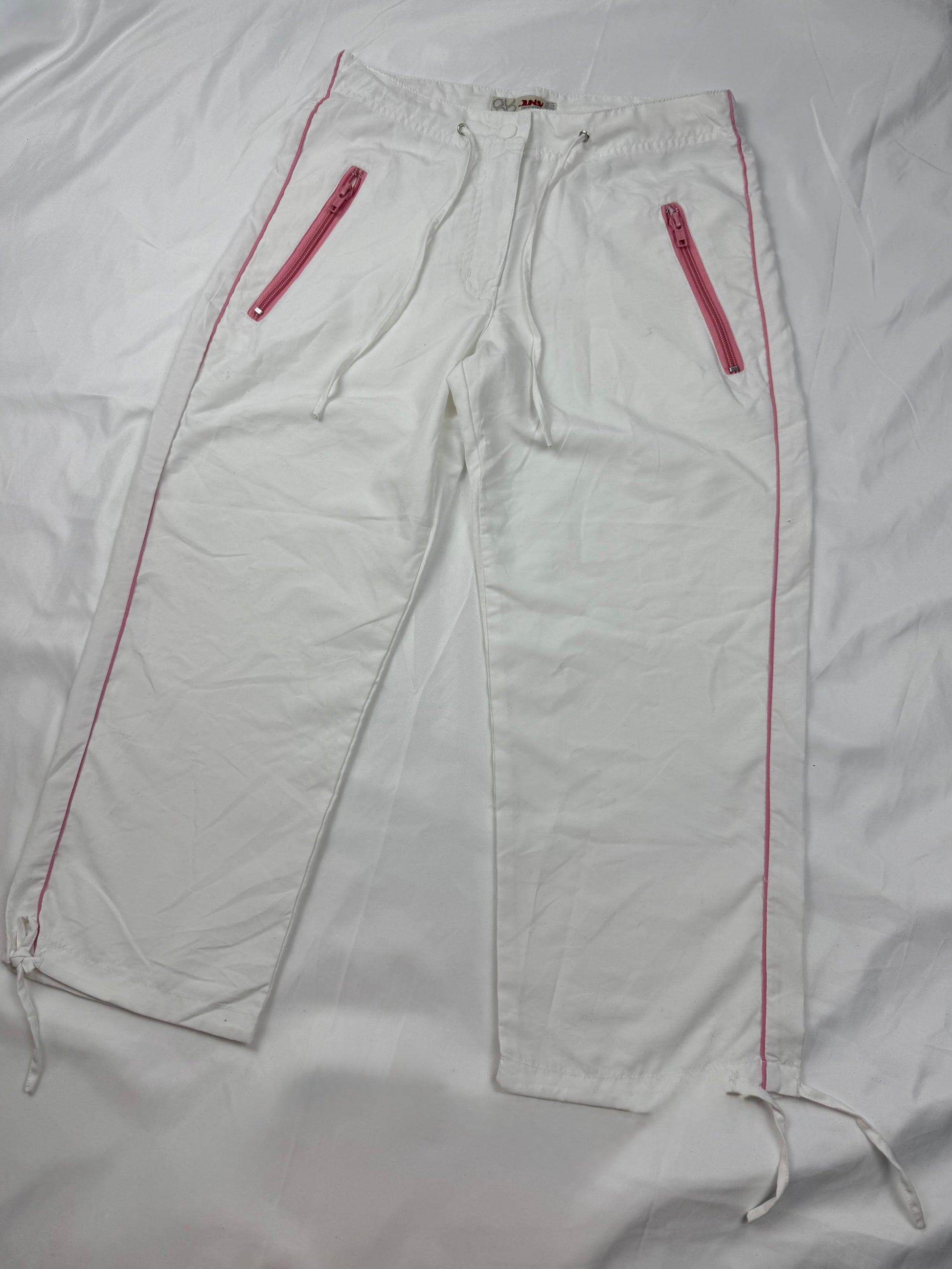 White joggers capri pants (XS)