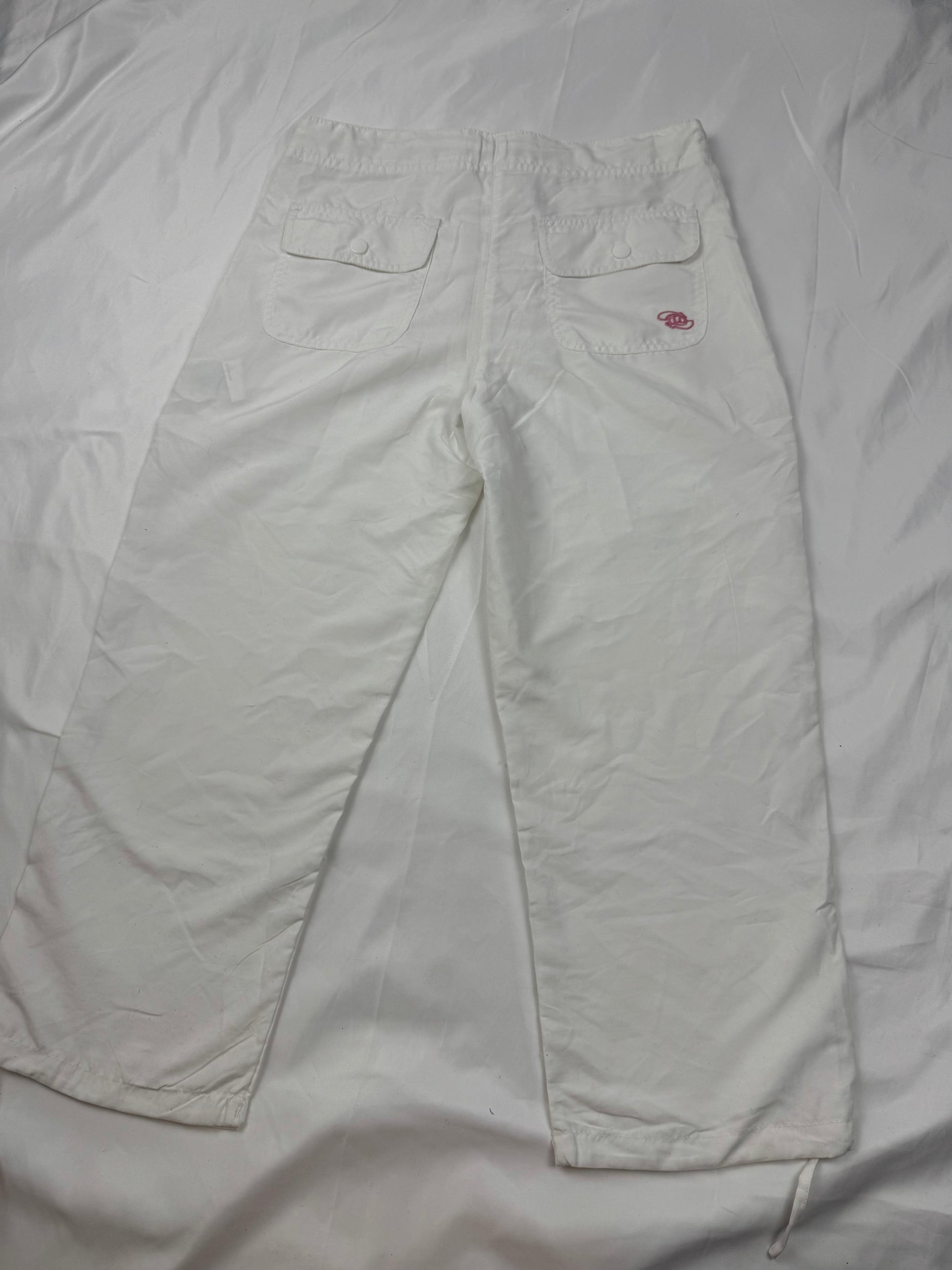 White joggers capri pants (XS)