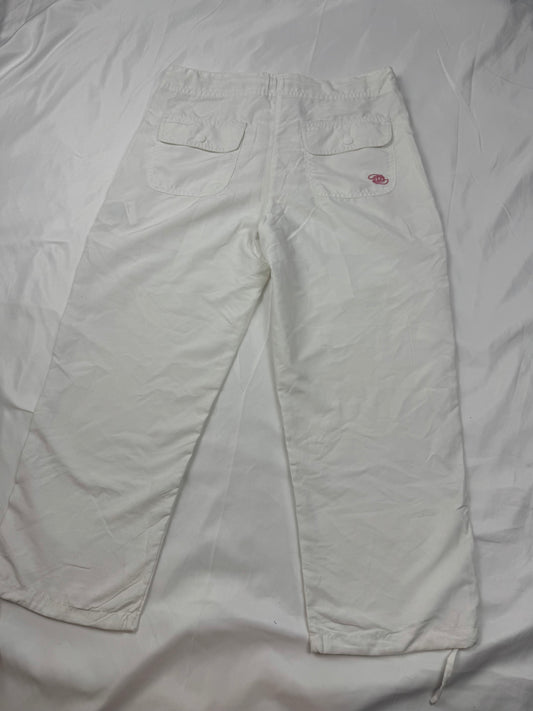 White joggers capri pants (XS)