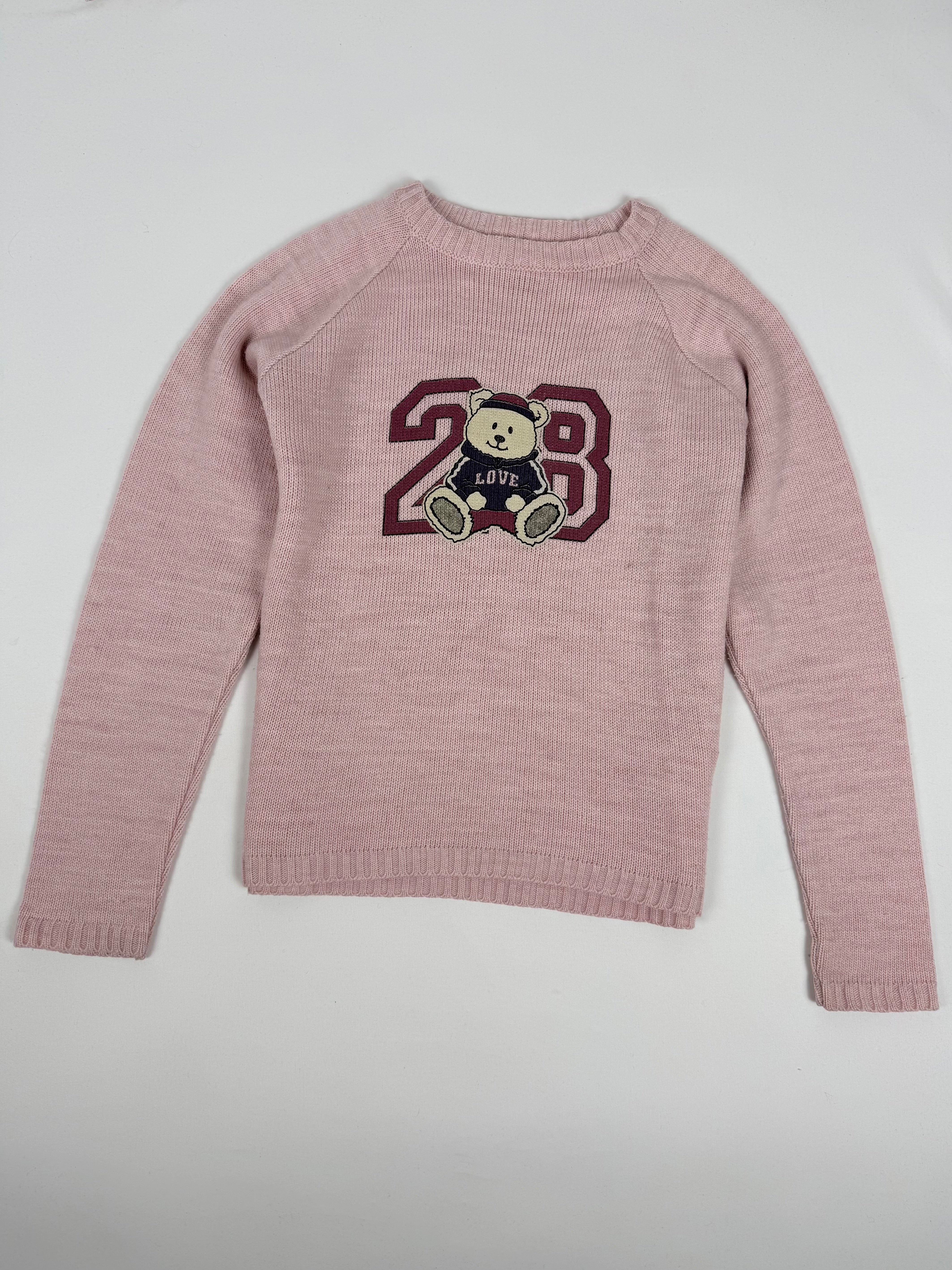 Baby pink logo jumper (M)