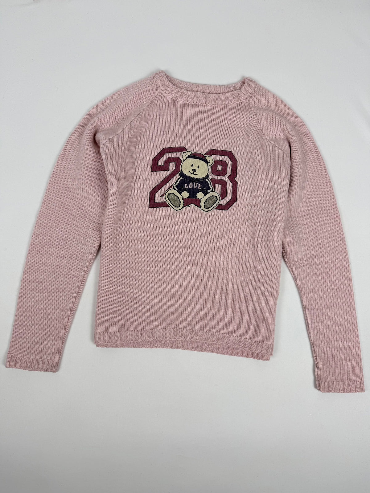 Baby pink logo jumper (M)