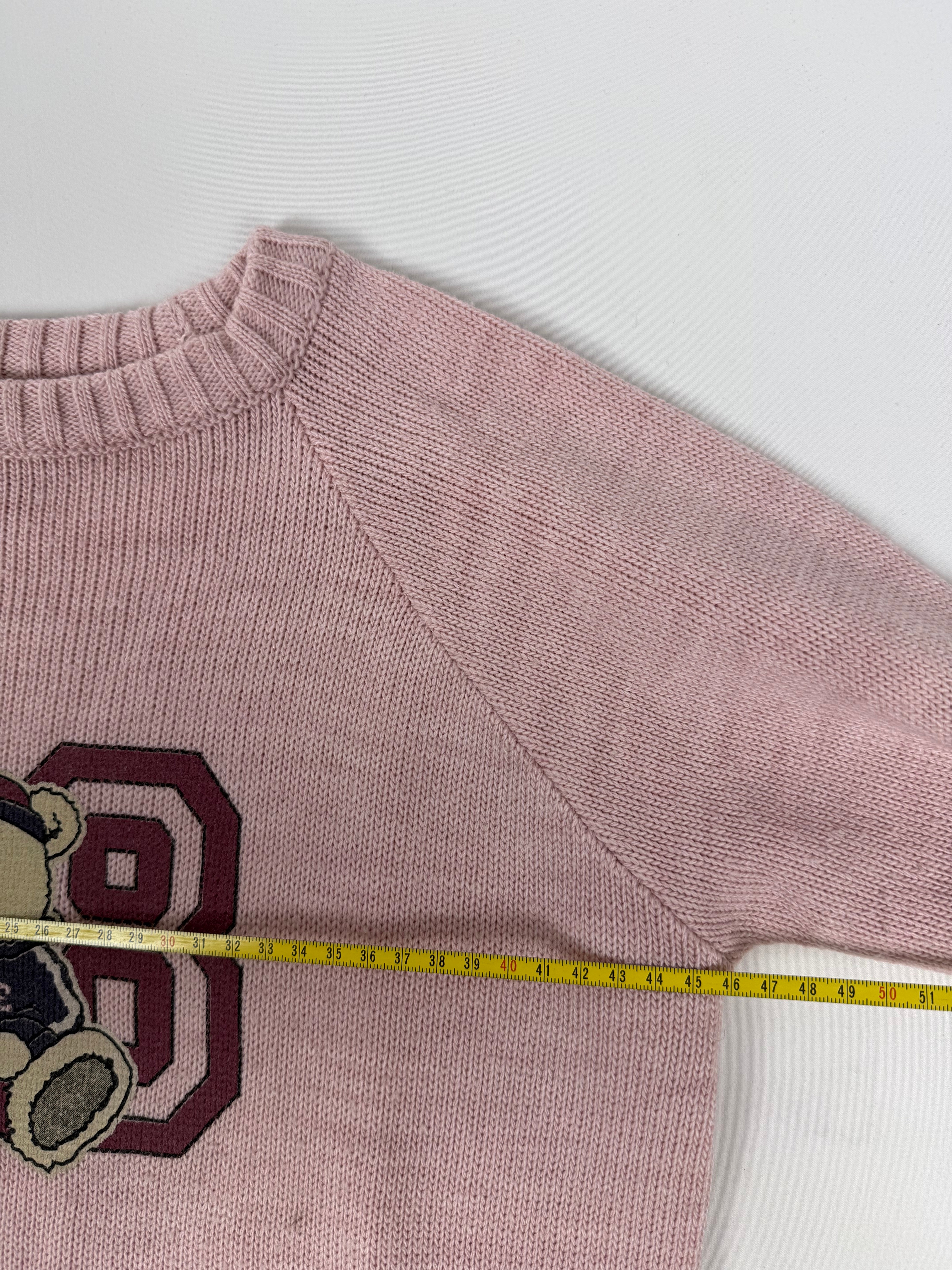 Baby pink logo jumper (M)
