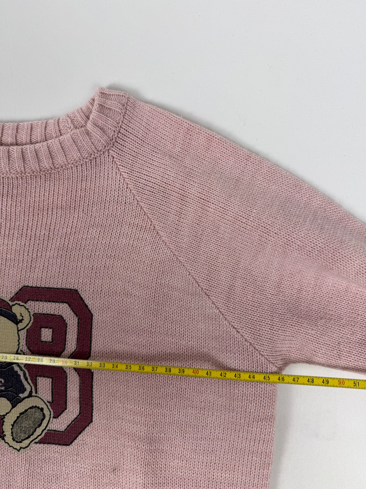 Baby pink logo jumper (M)