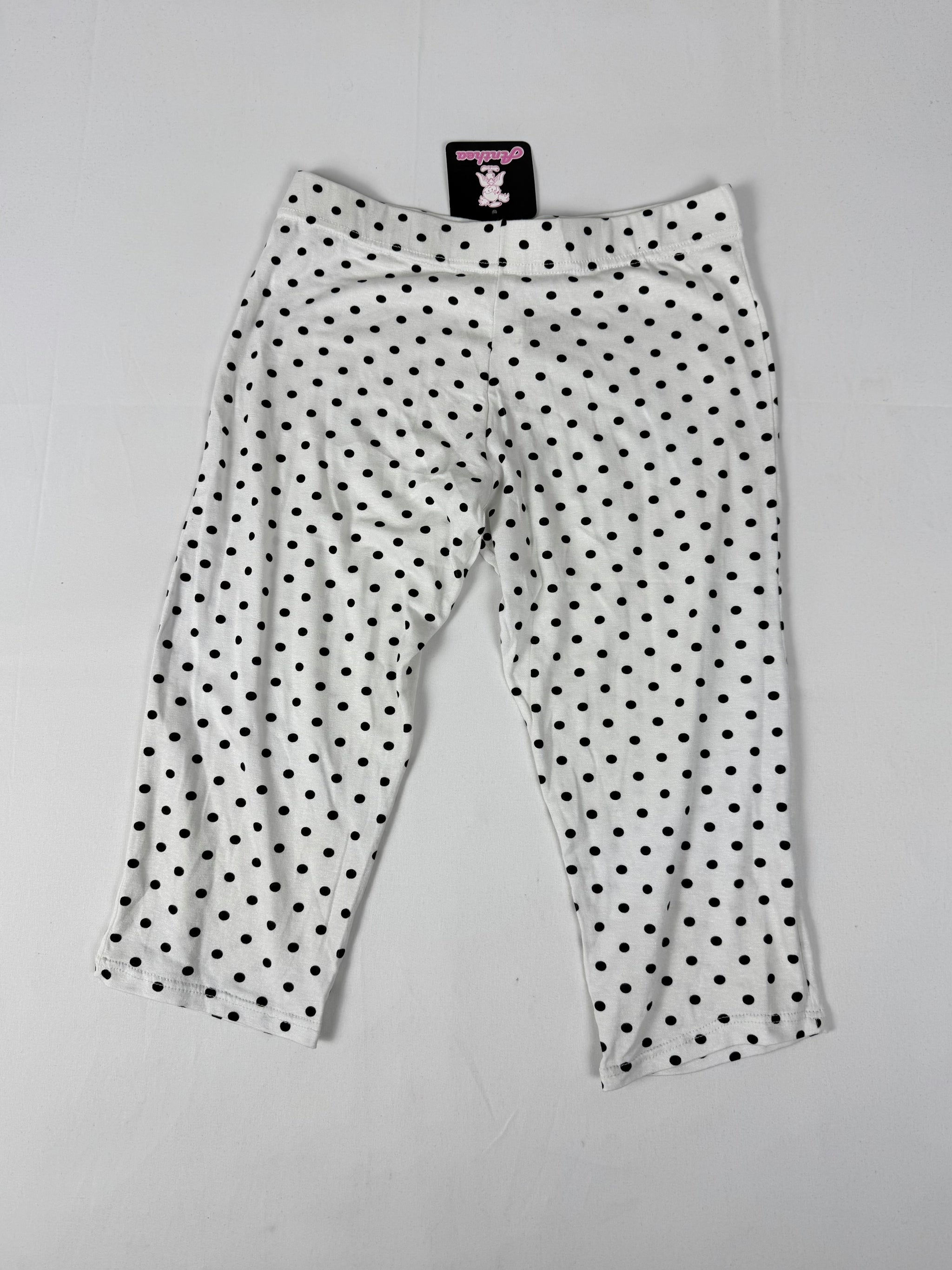 Polka dots low waist capri pants (S/M)