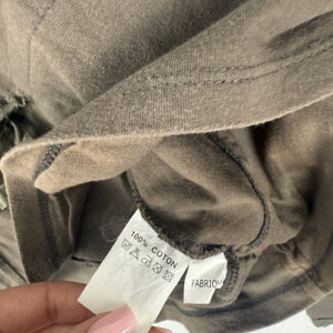 Khaki 100% cotton long sleeves top (S)