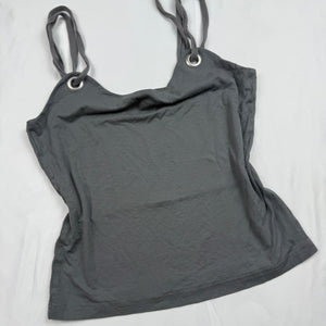 Grey cotton cami top (S/M)