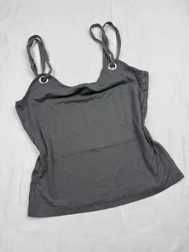 Grey cotton cami top (S/M)