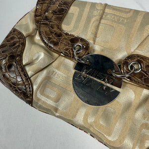 Beige small shoulder bag (27x16cm)