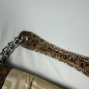 Beige small shoulder bag (27x16cm)