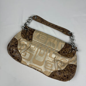 Beige small shoulder bag (27x16cm)