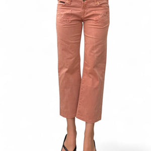 Low rise denim capri pants (M)