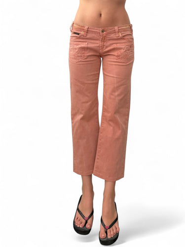 Low rise denim capri pants (M)