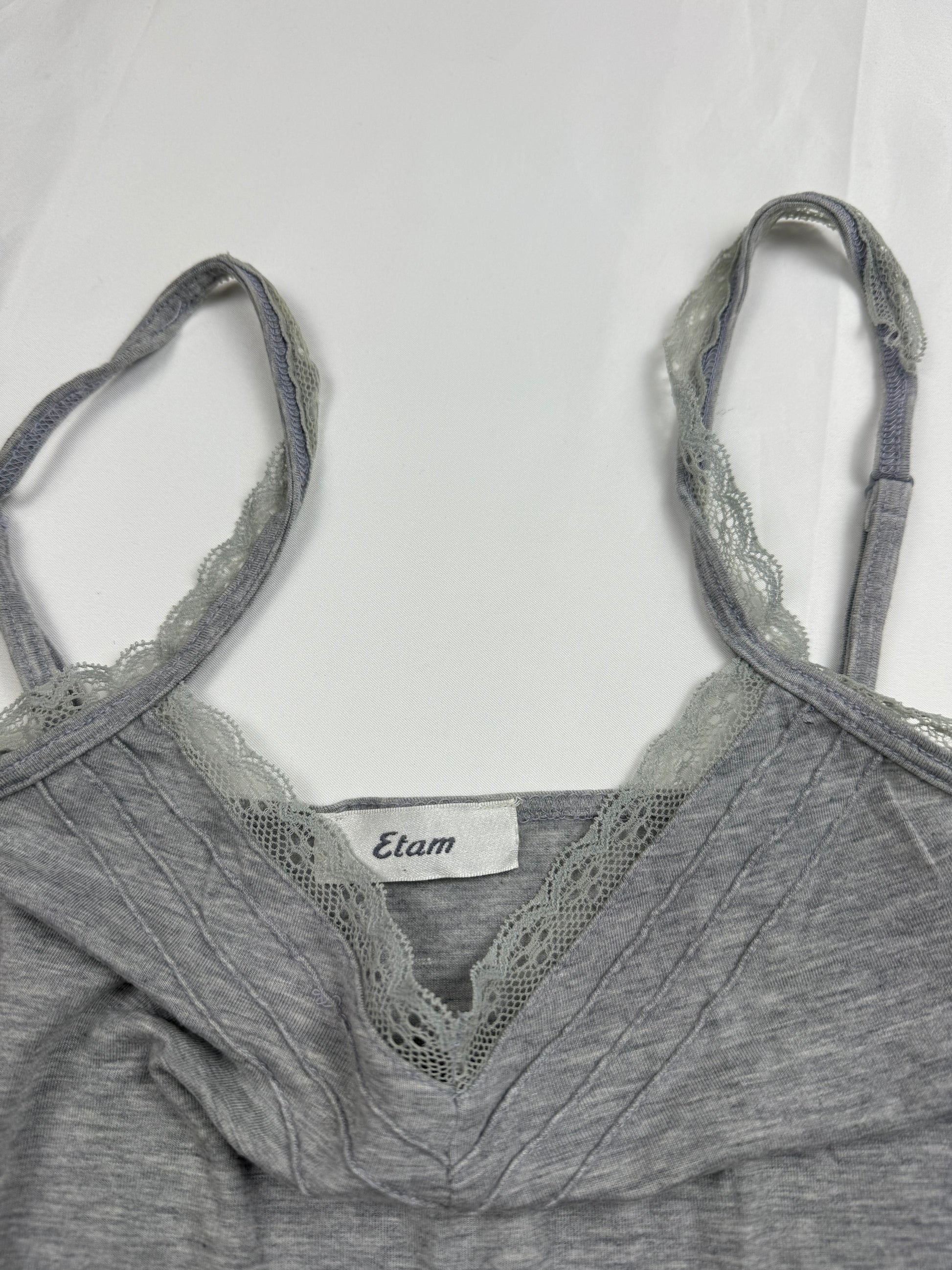 Grey cotton super soft cami top (XL)