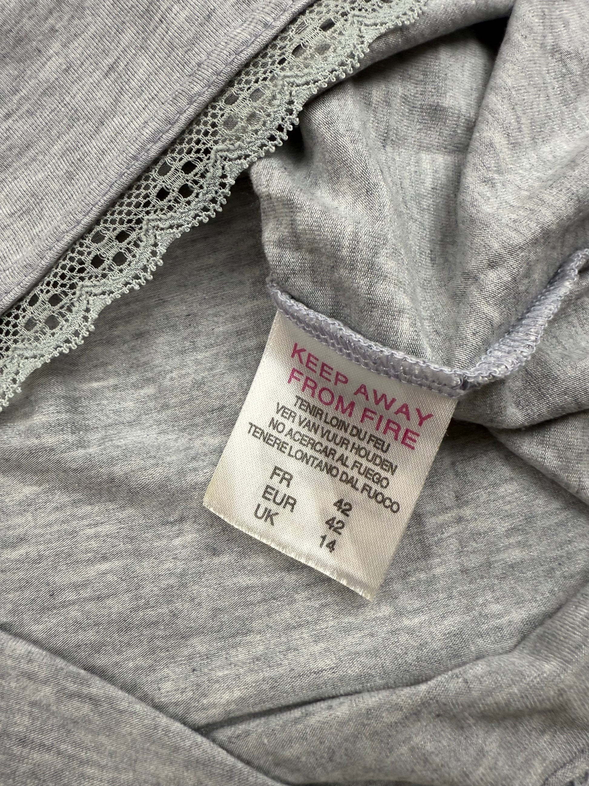 Grey cotton super soft cami top (XL)