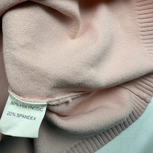 Baby pink turtleneck top + cardigan set (XS)