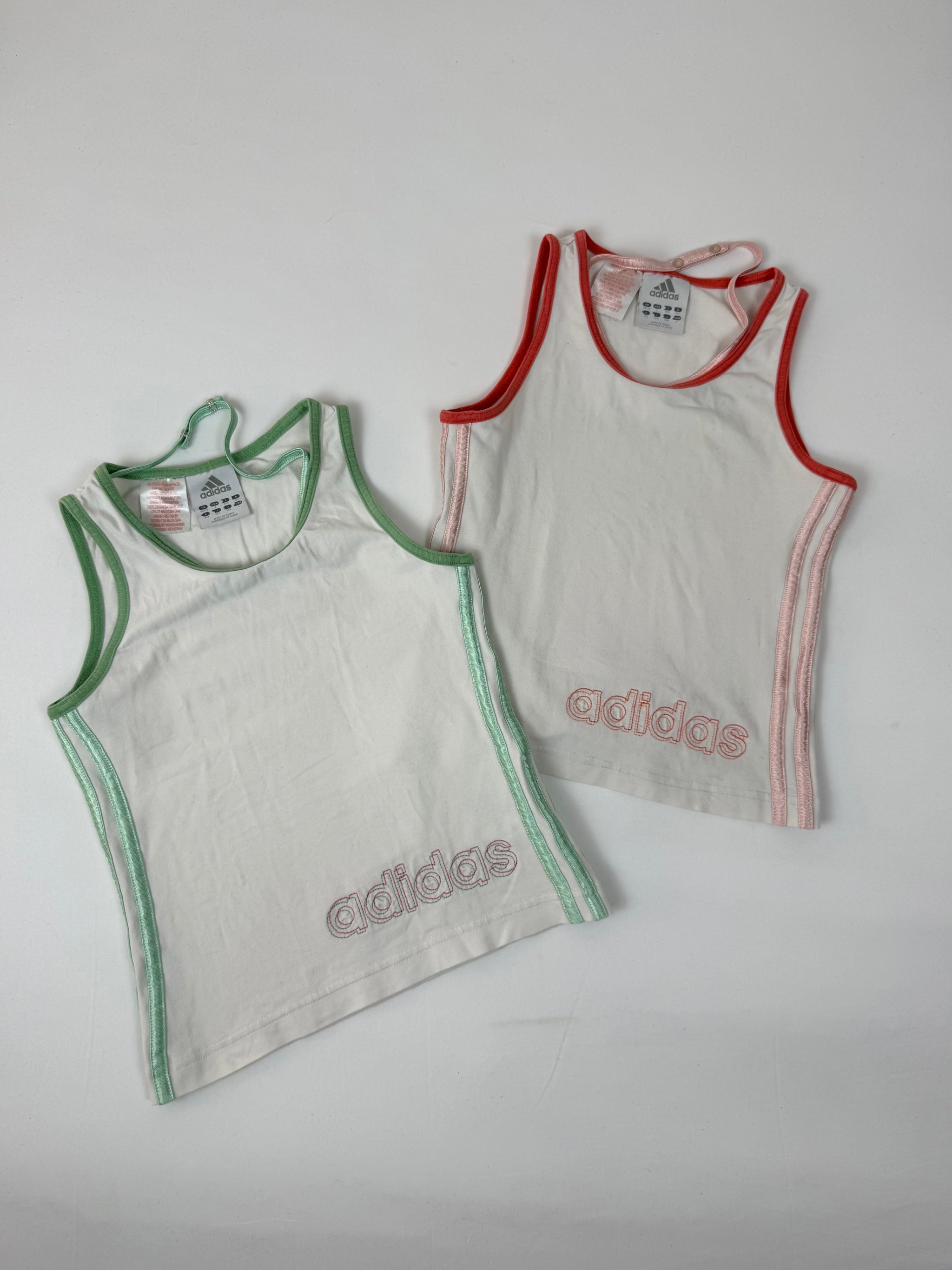 White cotton activewear top (XS)