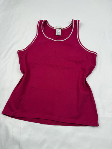 Pink activewear tank top with inside bra (S/M)