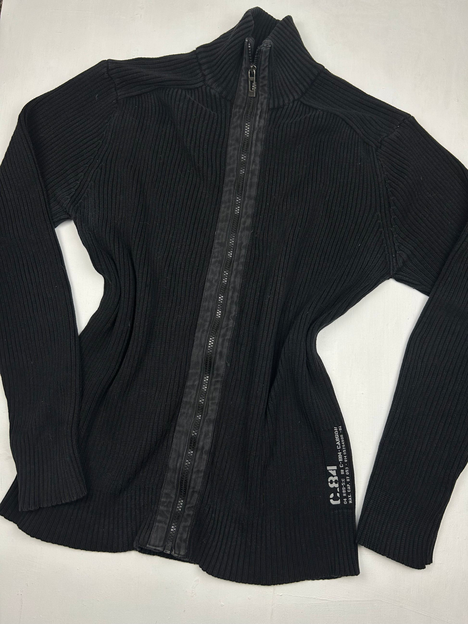 Black zip up jumper (XL)