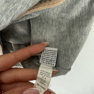 Grey tight fit cotton cami top (M/L)