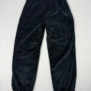 Navy low rise velvet joggers pants (S/M)