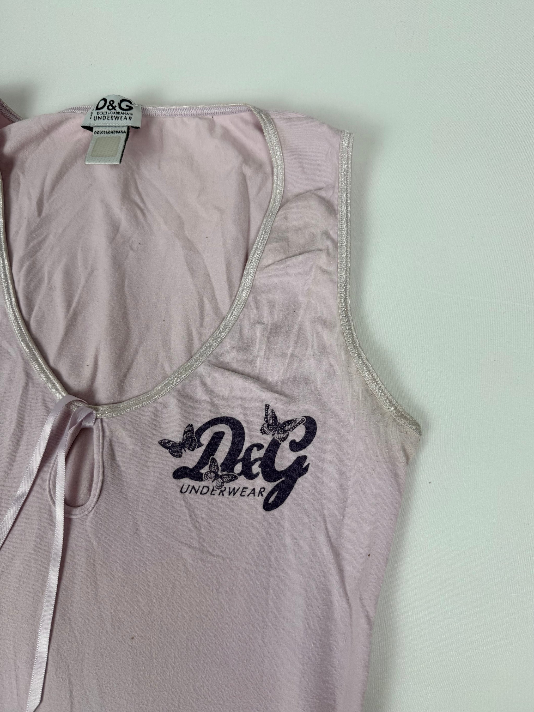 Lilac stretchy cotton top (S)