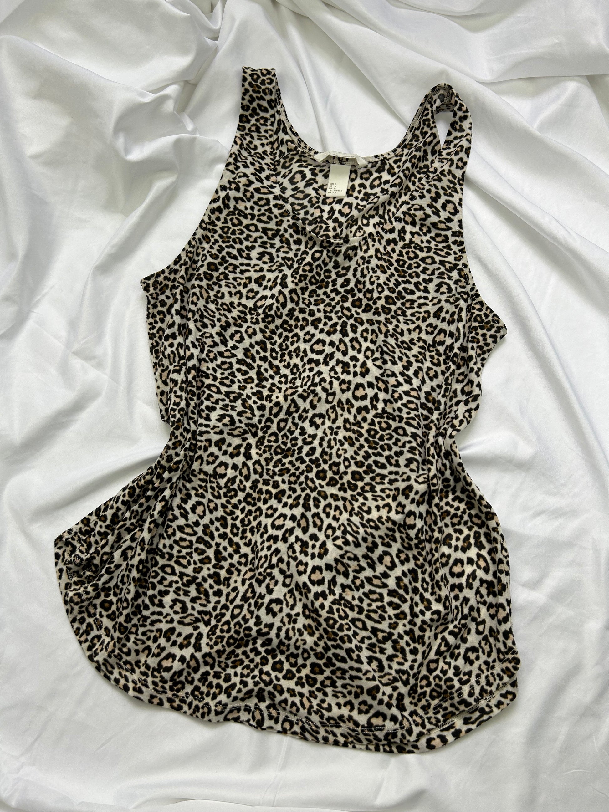 Panther print tank top (S/M)
