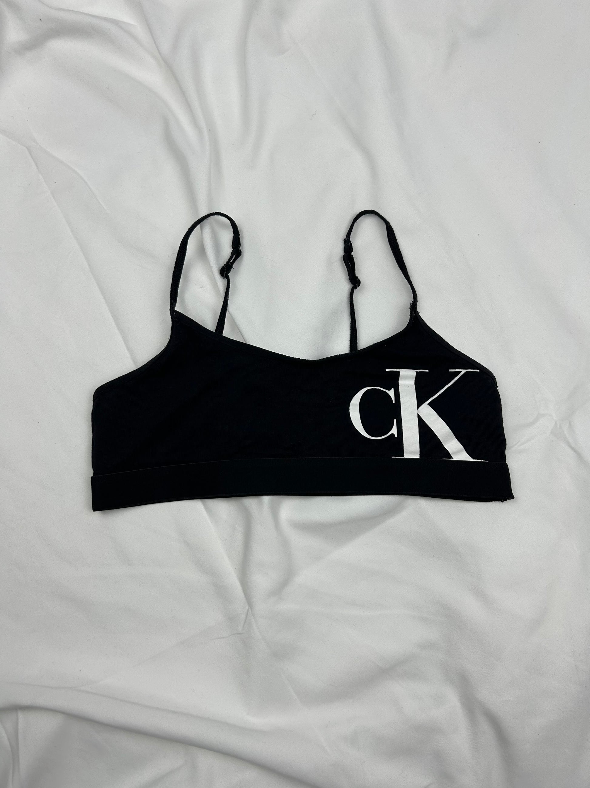 Cotton logo bra (XS)