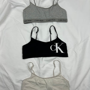 Cotton logo bra (XS)