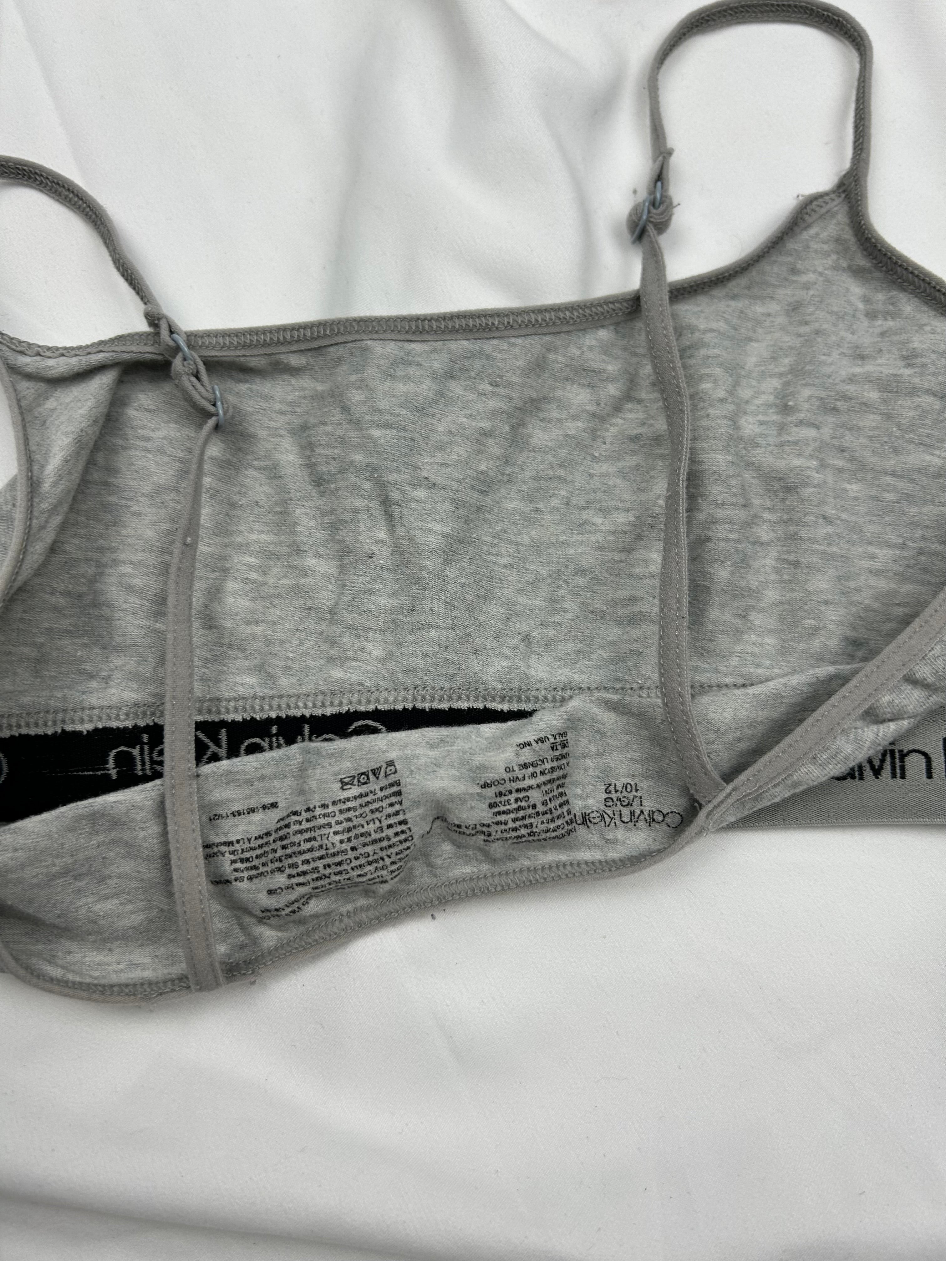 Cotton logo bra (XS)