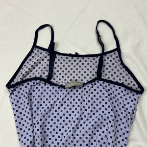 Lilac lycra babydoll mini dress (M/L)