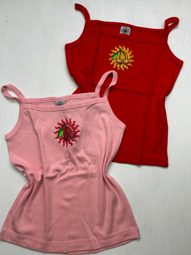 Cotton logo cami top (M)