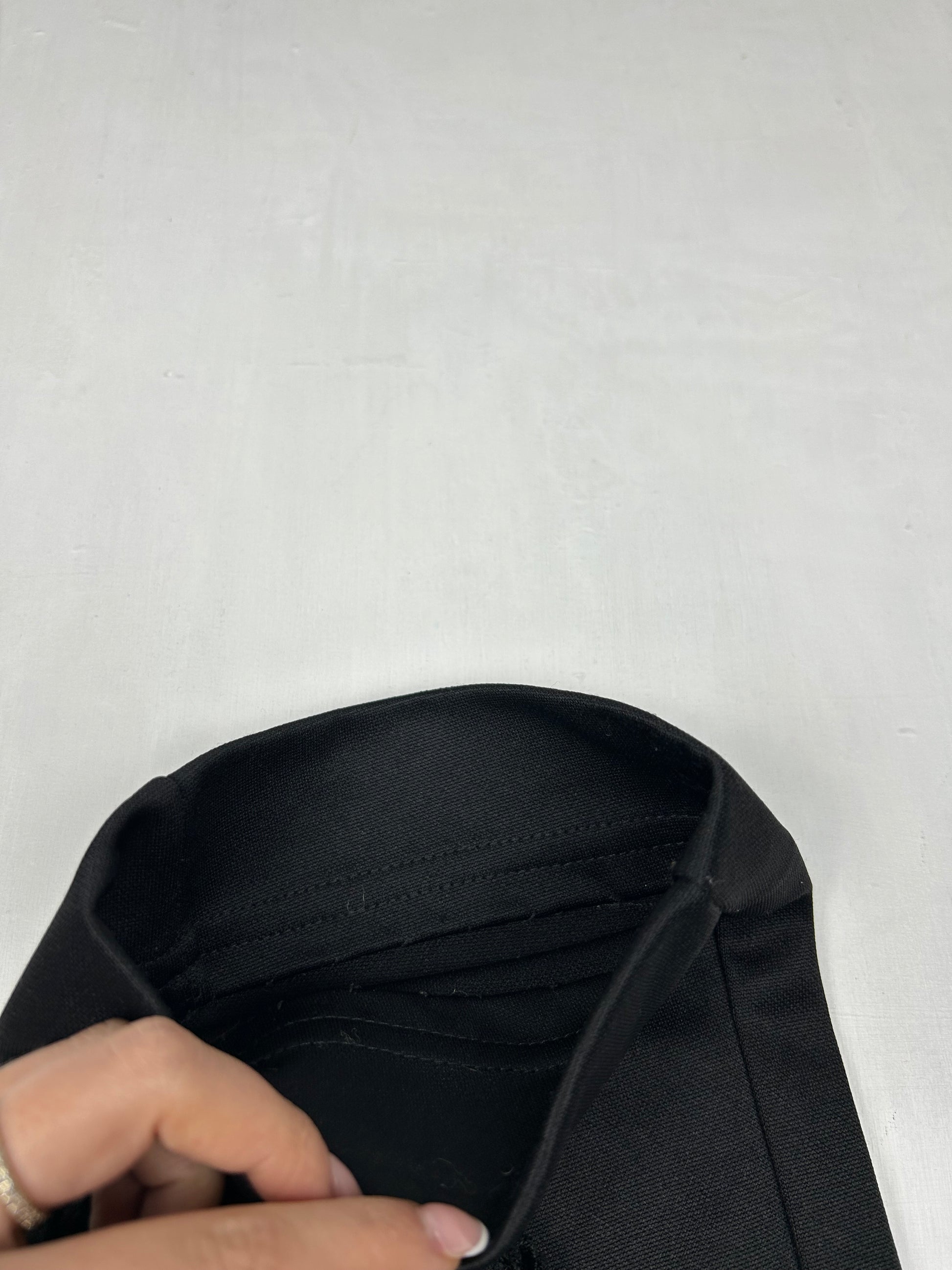 Black  low waist skirt pants (XS)