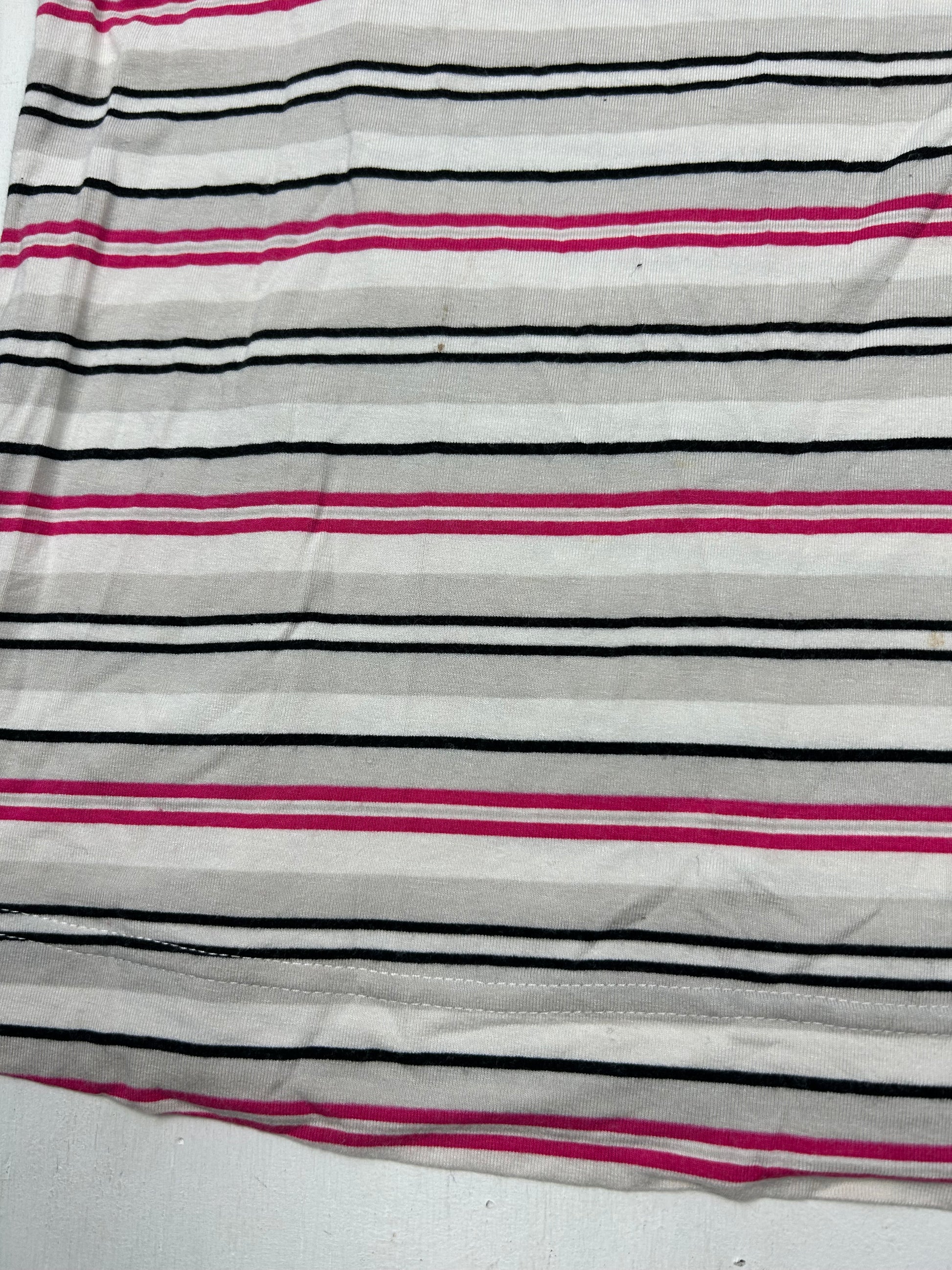 Multicolor striped coton tank top (L)
