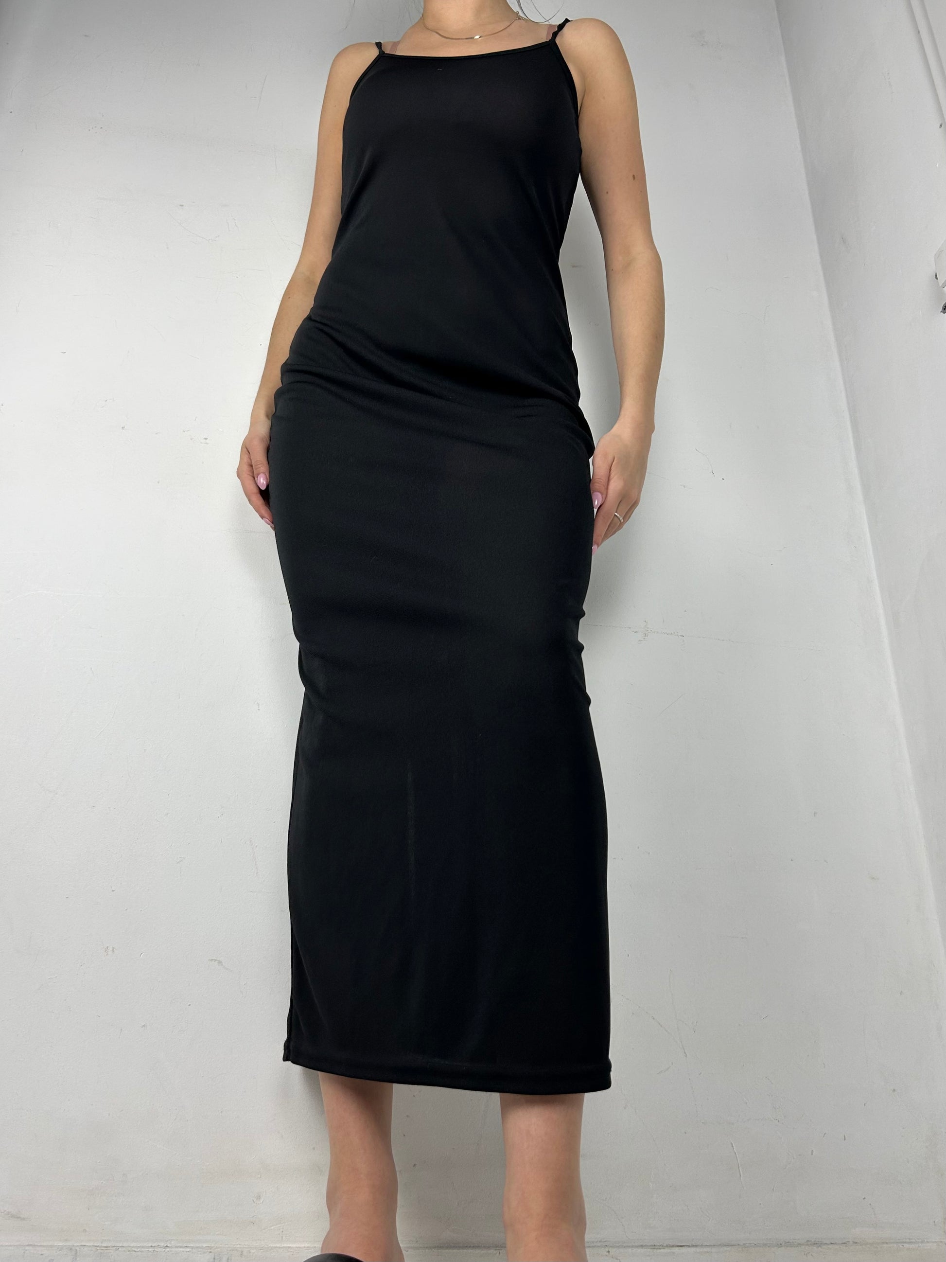 Black maxi dress (S)
