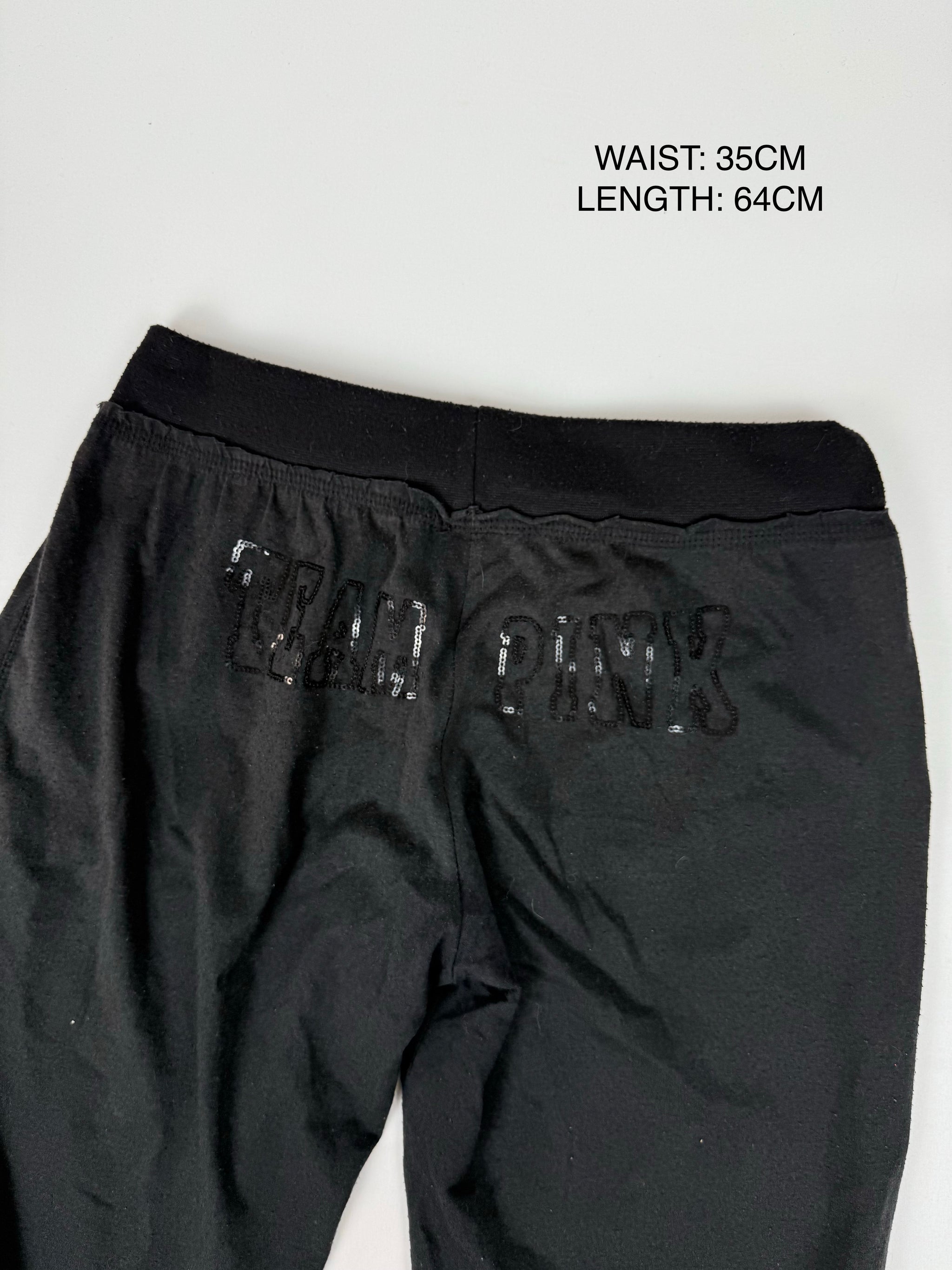 Black activewear capri pants (M)