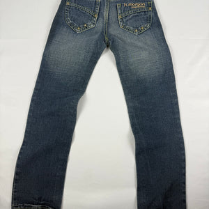 Blue navy low rise straight legs pants (XXS)