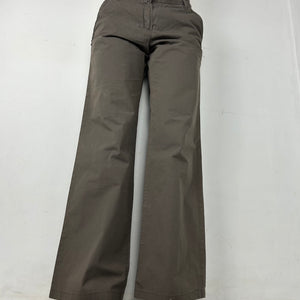 Brown low waist baggy pants (M)