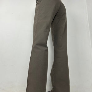 Brown low waist baggy pants (M)