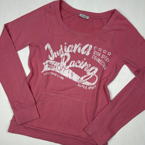 Pink logo sweatshirt (S/M)
