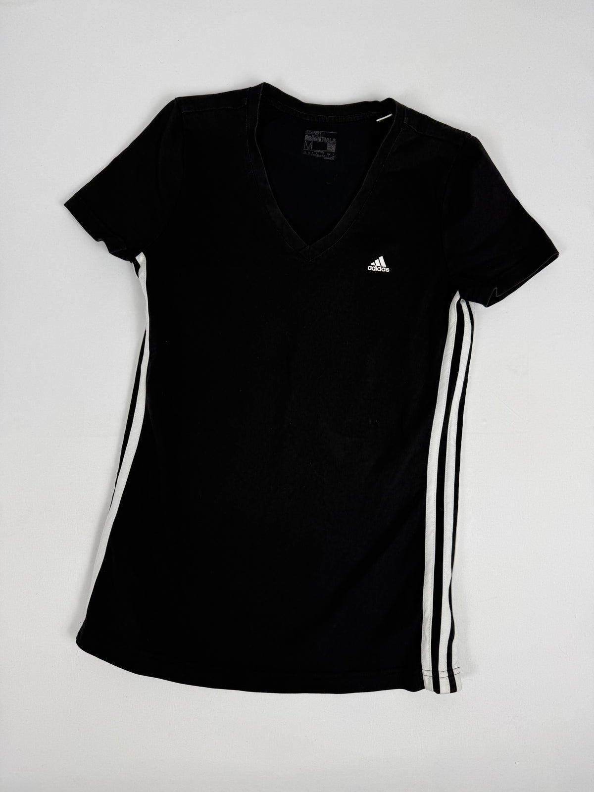 Black & white cotton tee (M)