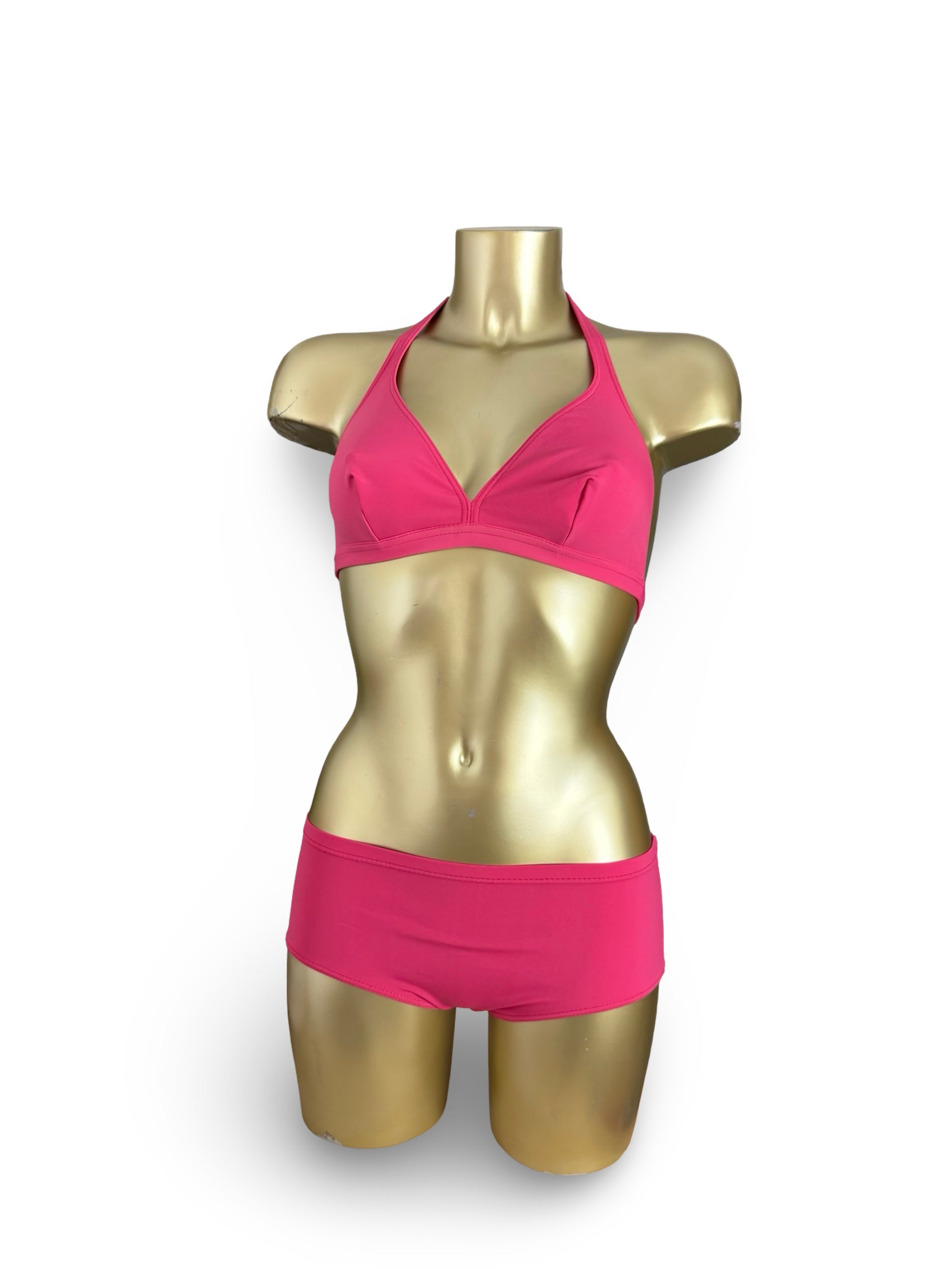 Pink low rise shorty bikini set (S/M)