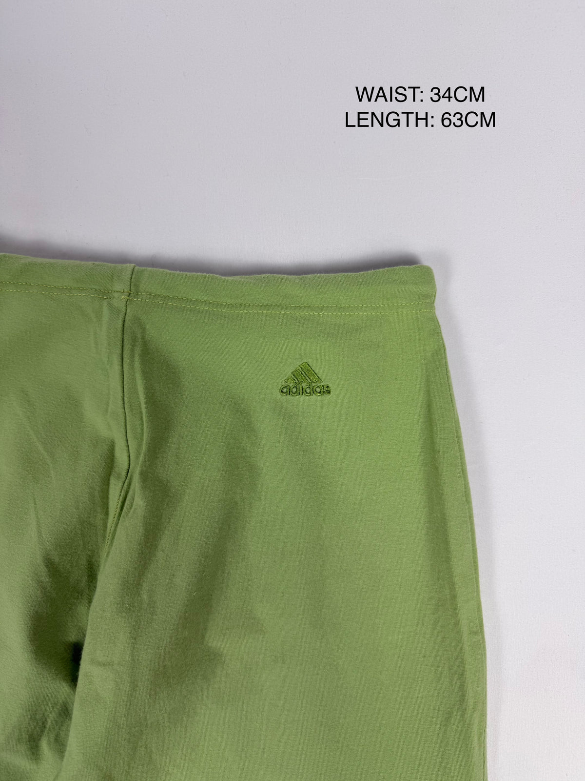 Green low rise activewear capri pants (S)