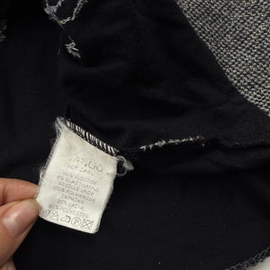 Black & grey patchwork long sleeves top (M/L)