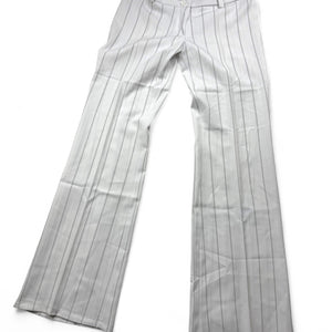 White striped low waist office flare pants (M/L)
