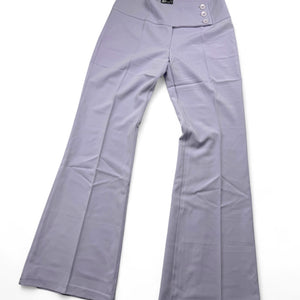 Lilac low rise office flare pants (M/L)