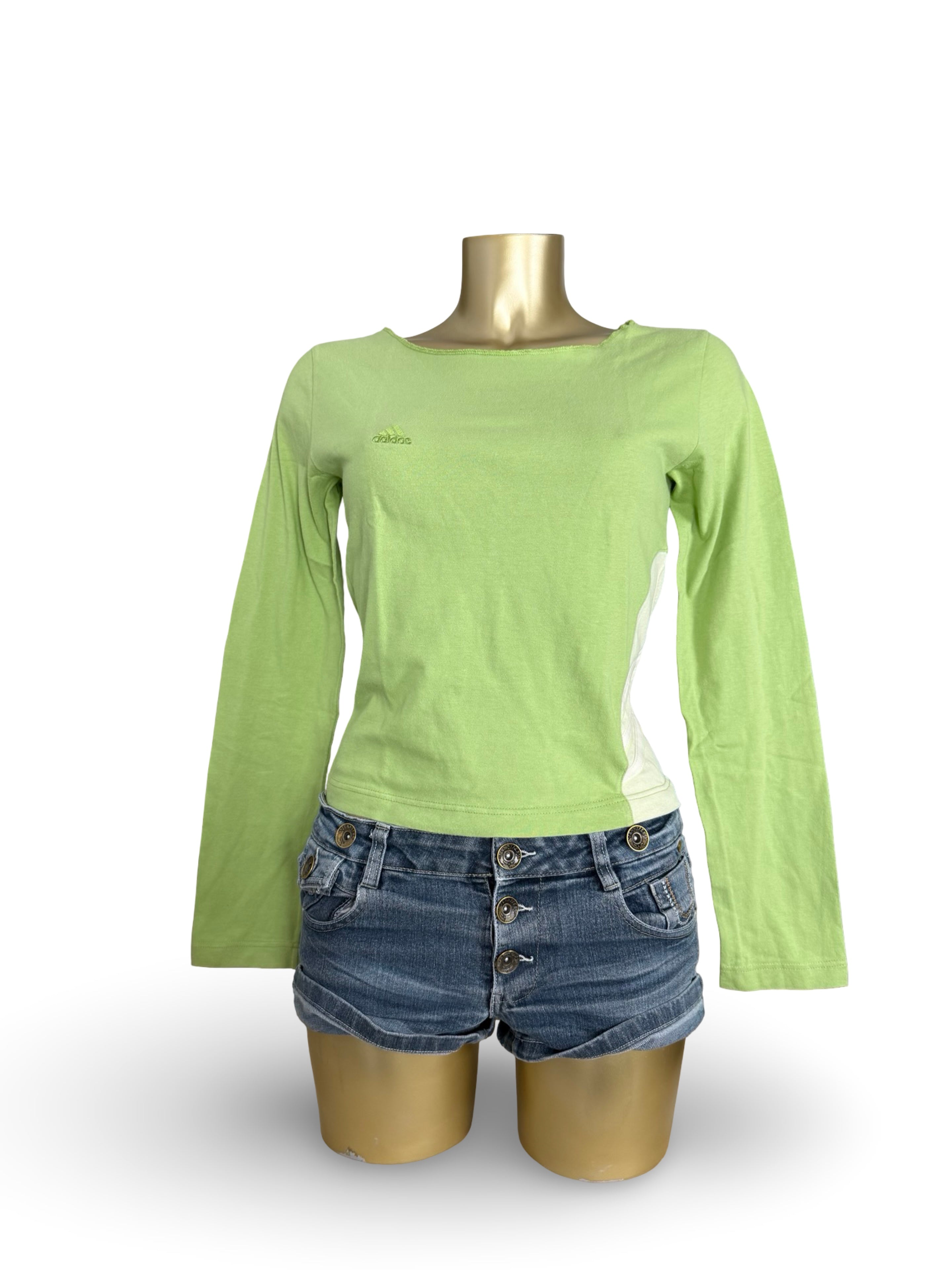 Green long sleeves top (M)